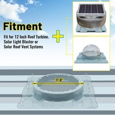 For Conex Containers Fits Whirlybird & Solar Fans 12" Roof Vent Adapter