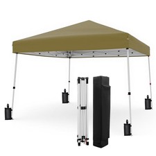 10 x 10FT Portable Pop Up Gazebo Canopy Tent Folding Party Tent w/ Carry Bag