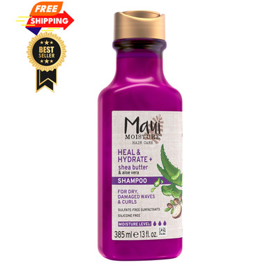 Maui Moisture Heal & Hydrate + Shea Butter 13 Fl Oz (Pack of 1), Purple