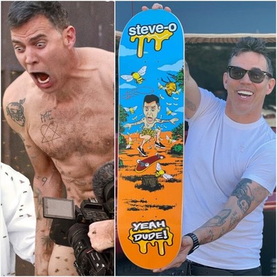 SIGNED Steve-O Beekini Skateboard Deck - Jackass Forever