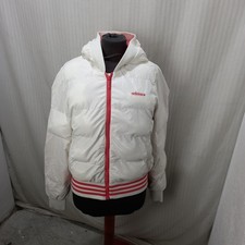 Articolo e6607 giubbotto donna Adidas bianco poliestere imbottito taglia M model
