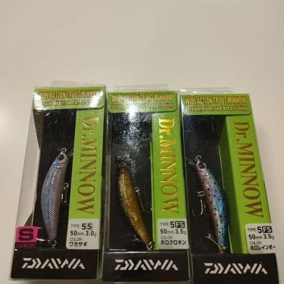 Daiwa Dr. Minnow 5S/5FS Lure Set Japan Import Lure