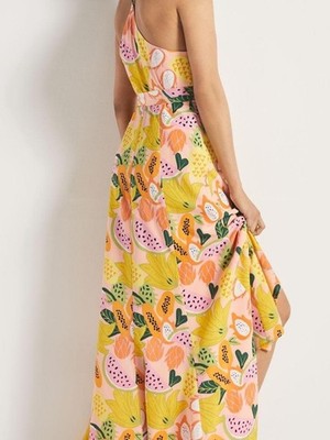 Hutch Watermelon Fruit Wrap Dress