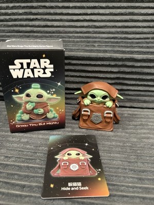 Star Wars Grogu Tiny But Mighty Hide and Seek Figure w/ Box & Card