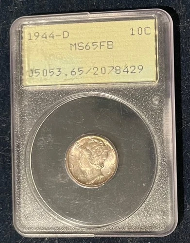 1944-D Mercury Dime PCGS MS65 FB