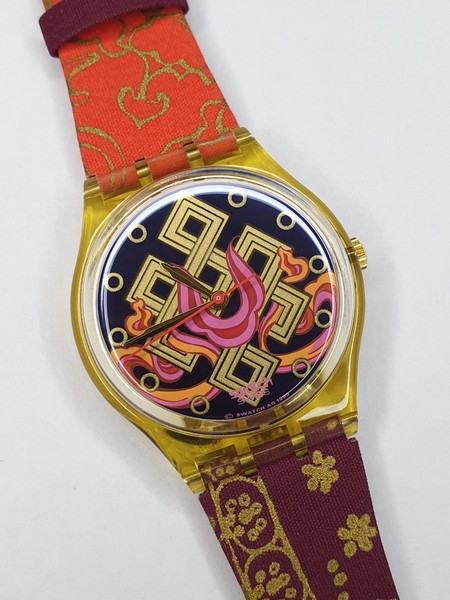 Swatch Lama GJ113 - funktioniert - 34mm