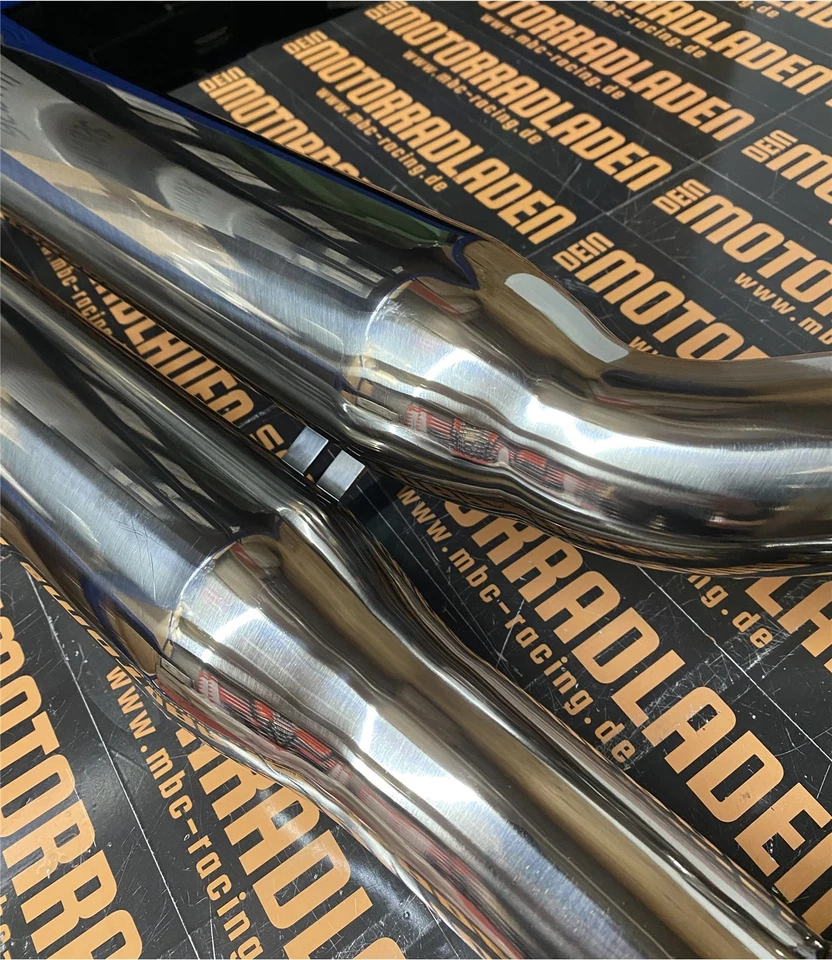 Impianto di scarico Falcon Double Groove VTX1300 Honda marmitta VTX 1300 - Immagine 4 di 4