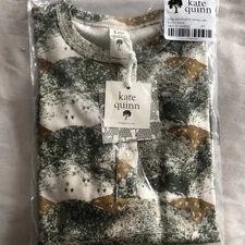 Girls sz 5 Kate Quinn Long Sleeve Henley “Bunny Fields” - Easter, Rabbit Theme