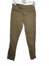 Michael Kors Cargo Skinny Jeans Zippered Ankle Pockets Grunge Gorp Goth Sz 2