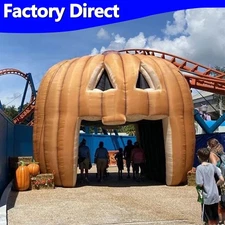 Inflatable Pumpkin Tunnel Pumpkin Entrance Outdoor Decoration For Party Event