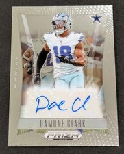 2024 Panini PRIZM Damone Clark AUTO Dallas Cowboys Signed Card DCK