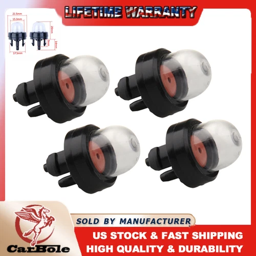 4Pcs For Ryobi Chainsaw Primer Bulb RY3714 RY3716 RY3818 300780002 01183 188-512