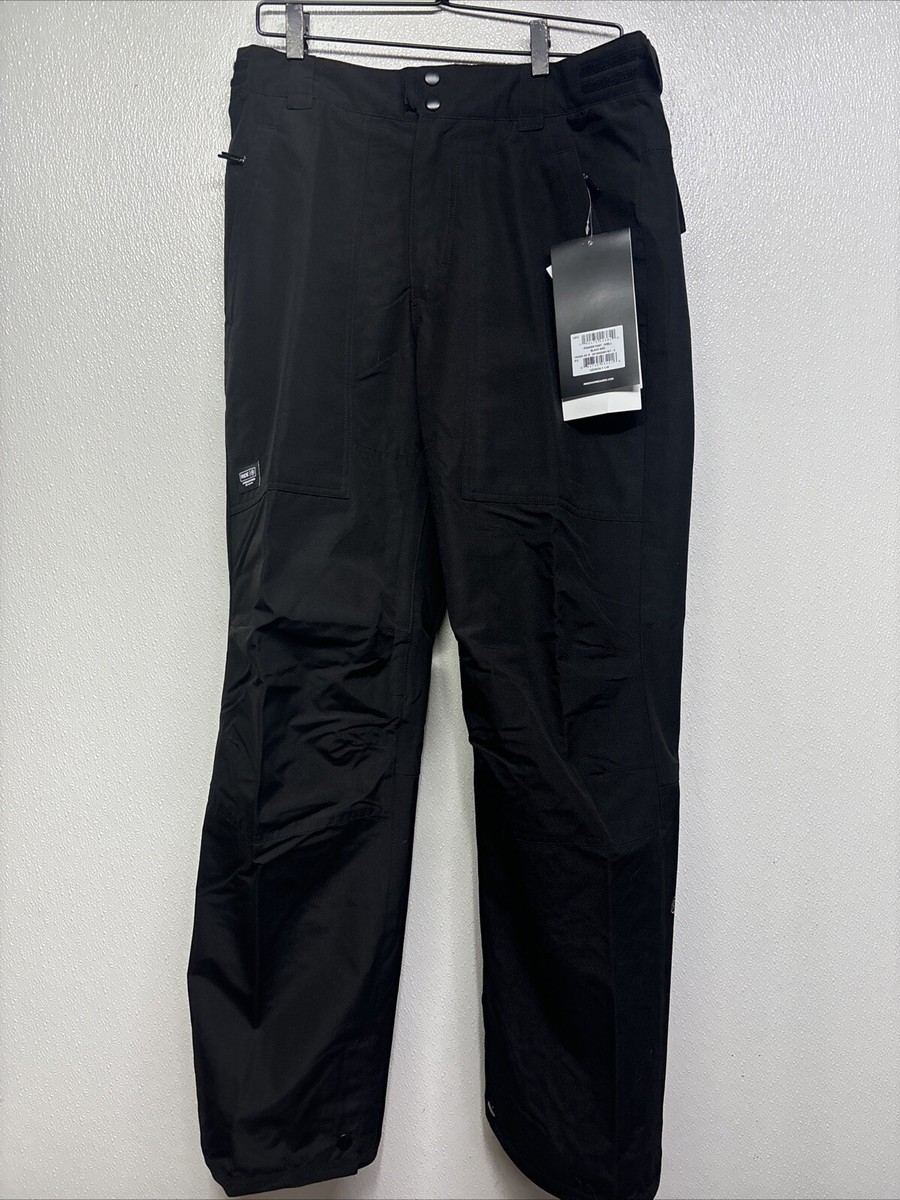 RIDE SNOWBOARDS Men's PIONEER Shell Snow Pants - Black Medium