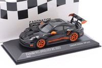 Porsche 911 (992) GT3 Rs Weissach-Paket 2023 Schwarz / Orange 1:43 Minichamps
