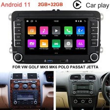 2+32G Android12 For VW Transporter Golf Jetta Touareg Car Stereo GPS Sat Nav BT DAB+