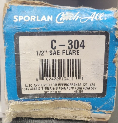 Sporlan C-304 Catch-all 1/2in Odf Solder Filter Drier Flare