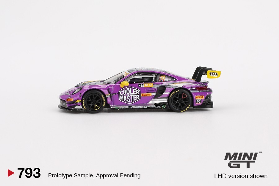 Mini GT 1:64 Porsche 911 GT3 R #27 HubAuto Racing 2023 FIA GT