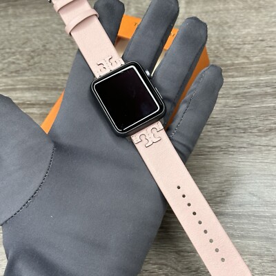 NEW✓ Tory Burch McGraw Pink Leather 38 40 41 mm Apple Watch