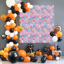 6  Orchid Pink Artificial Flower Wall Panel Wedding Valentine's Backdrop Decor