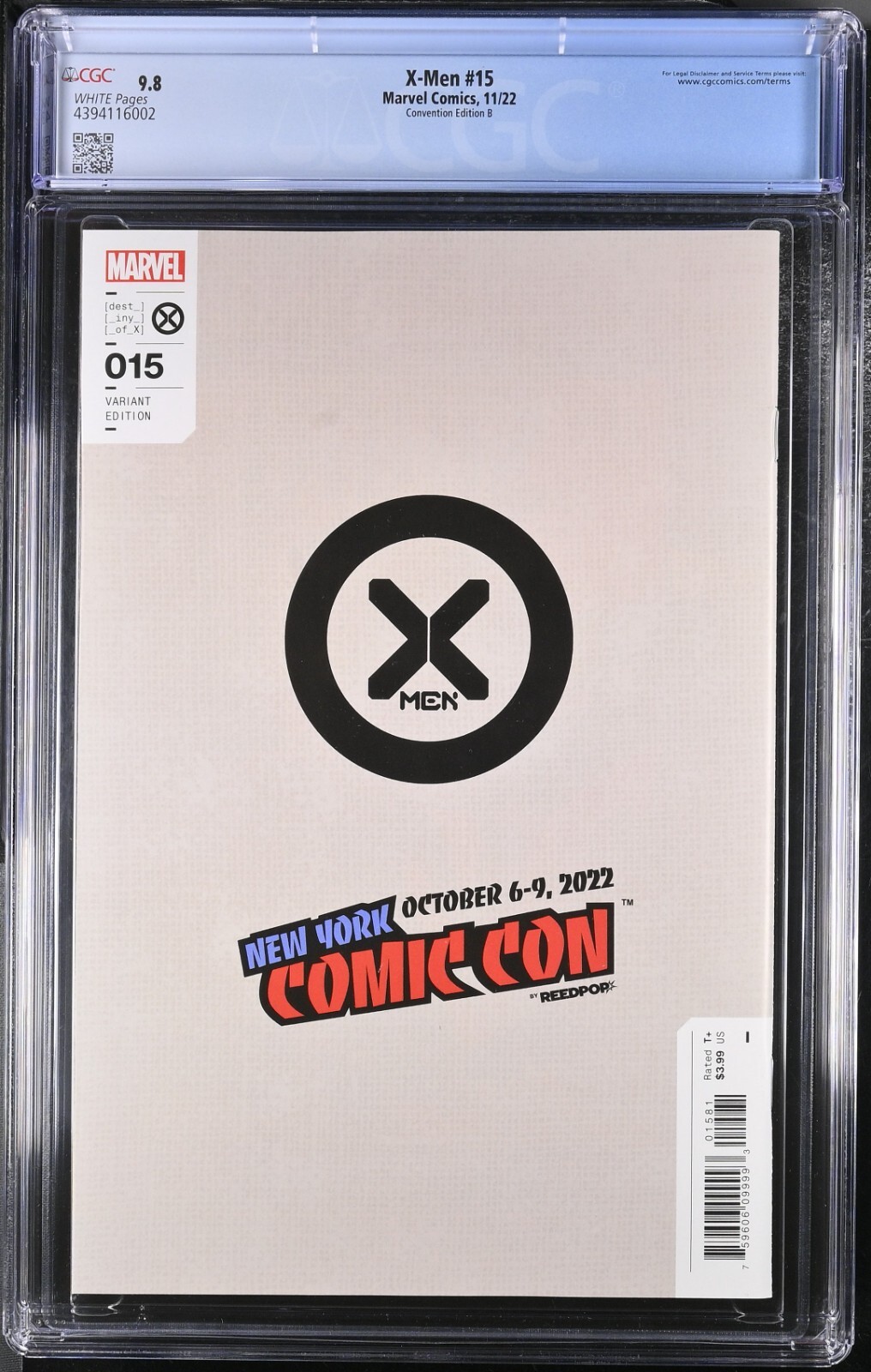 Thumbnail - Marvel X-men 15 - Psylocke Nycc Virgin Variant Mark Brooks 2022 - Cgc