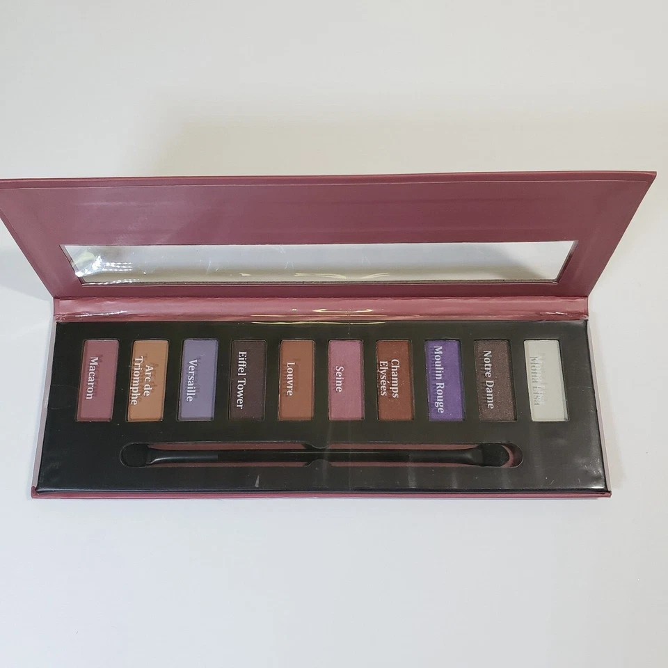 City Color Eyeshadow Palette Ooh la la 10 Colors 9.25"L x 3.25"W x .50"H - Image 2 of 4