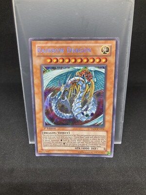 Yugioh! 2007 Rainbow Dragon 1st Edition Secret Rare TAEV-DE006