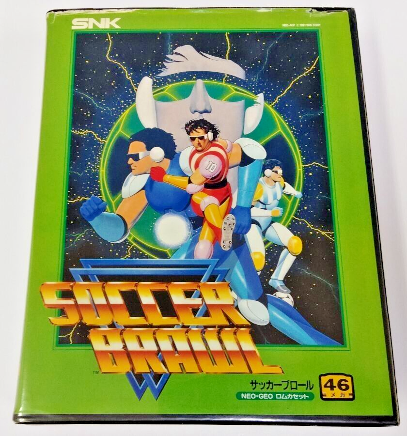 SOCCER BRAWL NEO GEO AES SNK W/ box manual | eBay