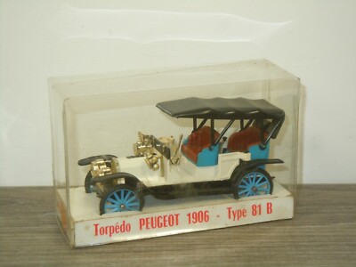 Torpedo Peugeot 1906 Type 81B - Minialuxe Plastic - France 1:43 - in Box *69666