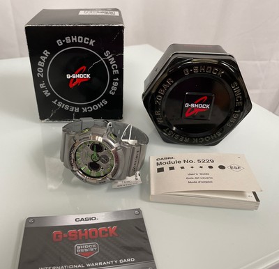 NUOVO G-SHOCK OROLOGIO CASIO Verde Argento | eBay