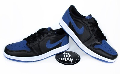 スニーカー Jordan 1 Retro Low OG Mystic Navy Nike Air Jordan 1 Retro Low OG Mystic Navy Blue UK 6.5 US