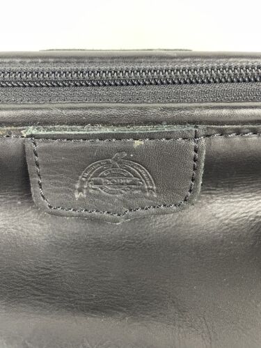 Genuine Dopp Travel Bag Satin Cowhide Black On the Go - Picture 7 of 10