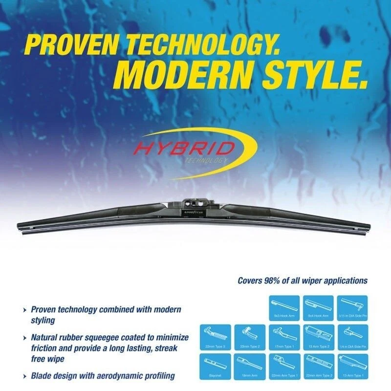 GOODYEAR Hybrid Technology 16" Limpiaparabrisas Envío Rápido y Gratis Foto 2 de 3