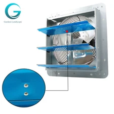 12"Shutter Exhaust Ventilation Fan Air Blower Powerful for Attic Shed Greenhouse