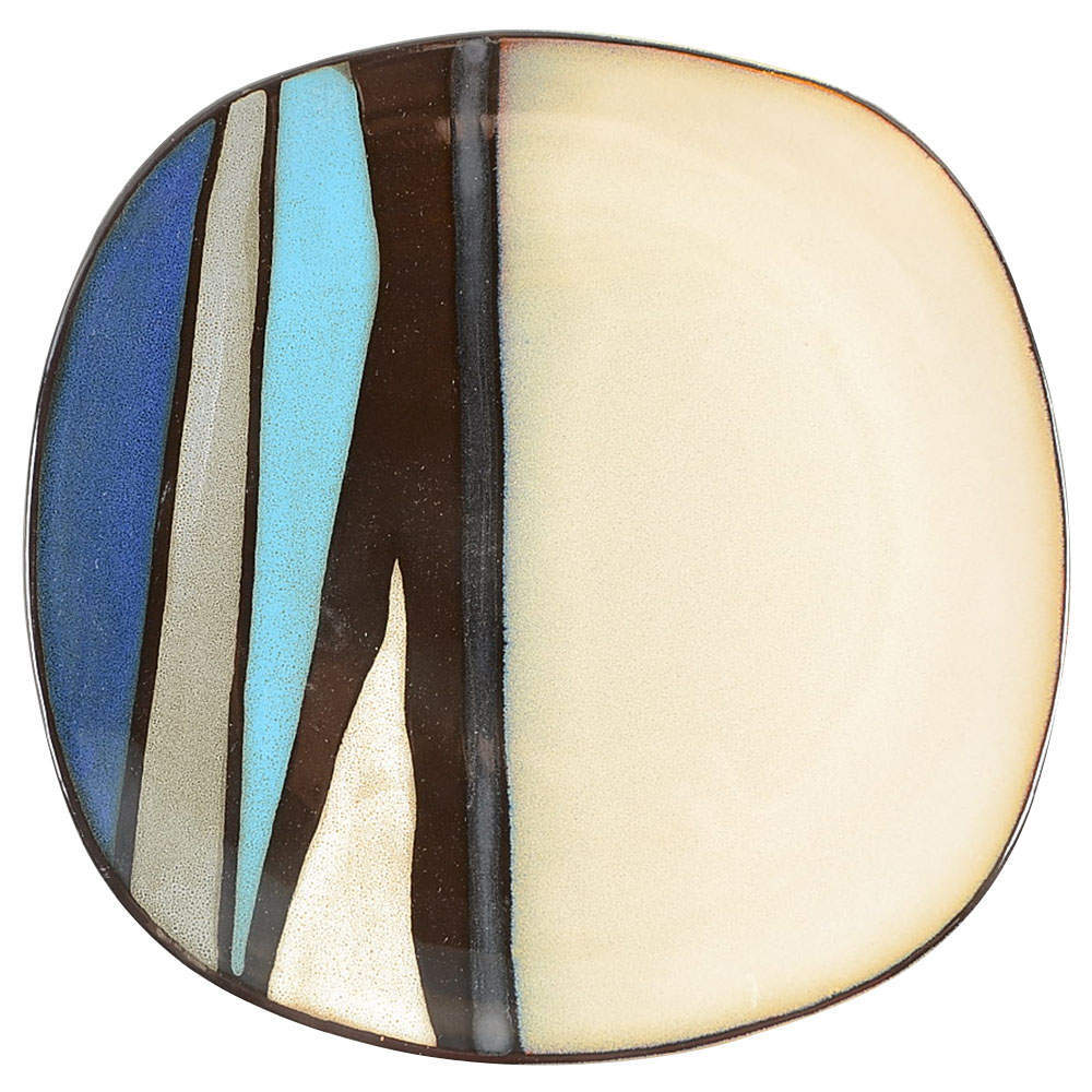 Gibson Designs Althea Teal Salad Plate 11133425