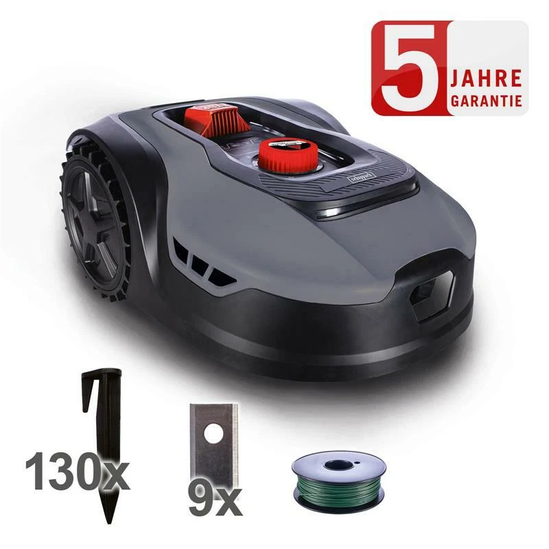 Scheppach Rasenmähroboter RLM500W Rasenmäher WIFI✔ Bluetooth✔ einfacher Aufbau✔