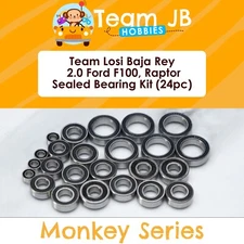 Team Losi Baja Rey 2.0 Ford F100, Raptor - 24 Pcs Rubber Sealed Bearings Kit