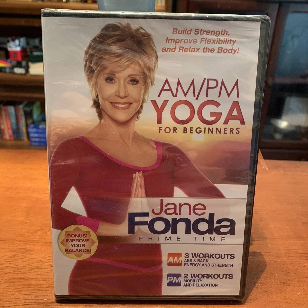 JANE FONDA AM PM YOGA FOR BEGINNERS DVD