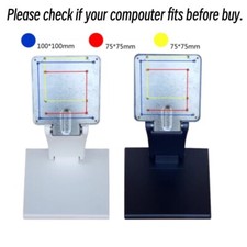 Adjustable Monitor Stand Folding Desk LCD Stand with VESA Hole 75x75mm 100x100mm