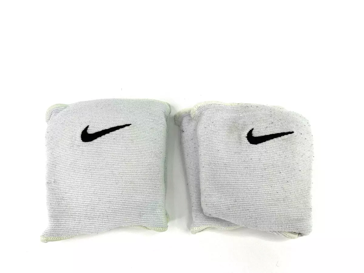 White nike cheap knee pads