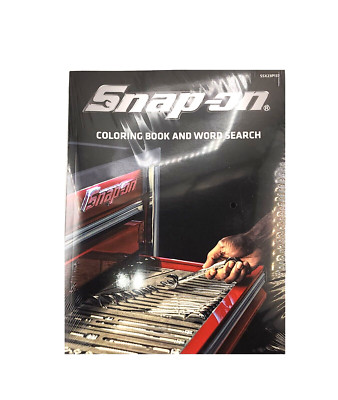 Snap-On Tools memorabilia Coloring Book And Word Search SSX23p137