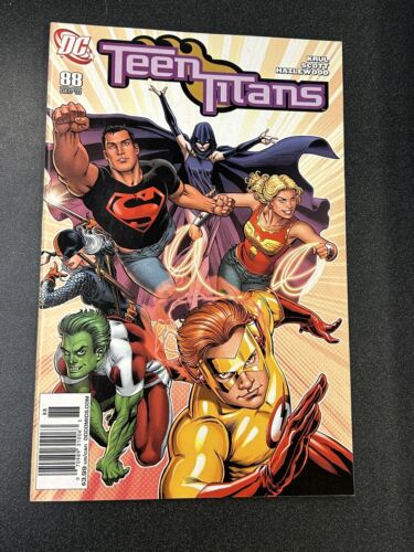 Teen Titans #88 (2010 DC Comics) 1ère apparition Barney Venton & Jock kiosque à journaux - Photo 1/2
