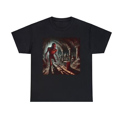 Unisex Adult T Shirt Eerie Nightmare Horror Crypt Halloween Streetwear Disturbed