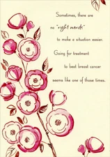 No Right Words: Fight Breast Cancer - Designer Greetings Support Card