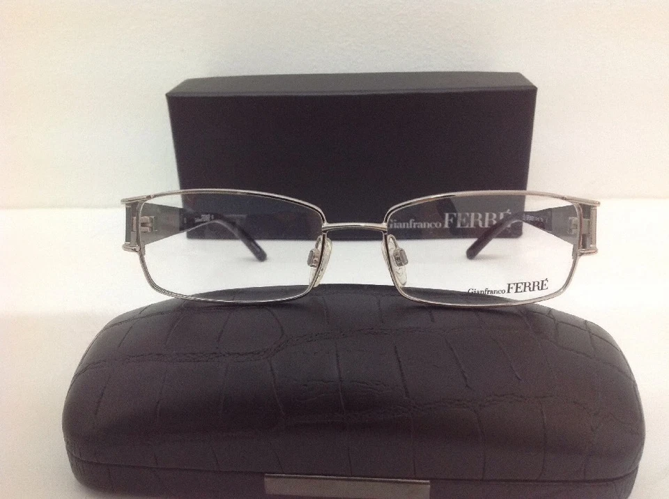 Gianfranco Ferrè Occhiale Da Vista Swarovski Metallo Argento Nero Listino 210,00 - Immagine 2 di 4