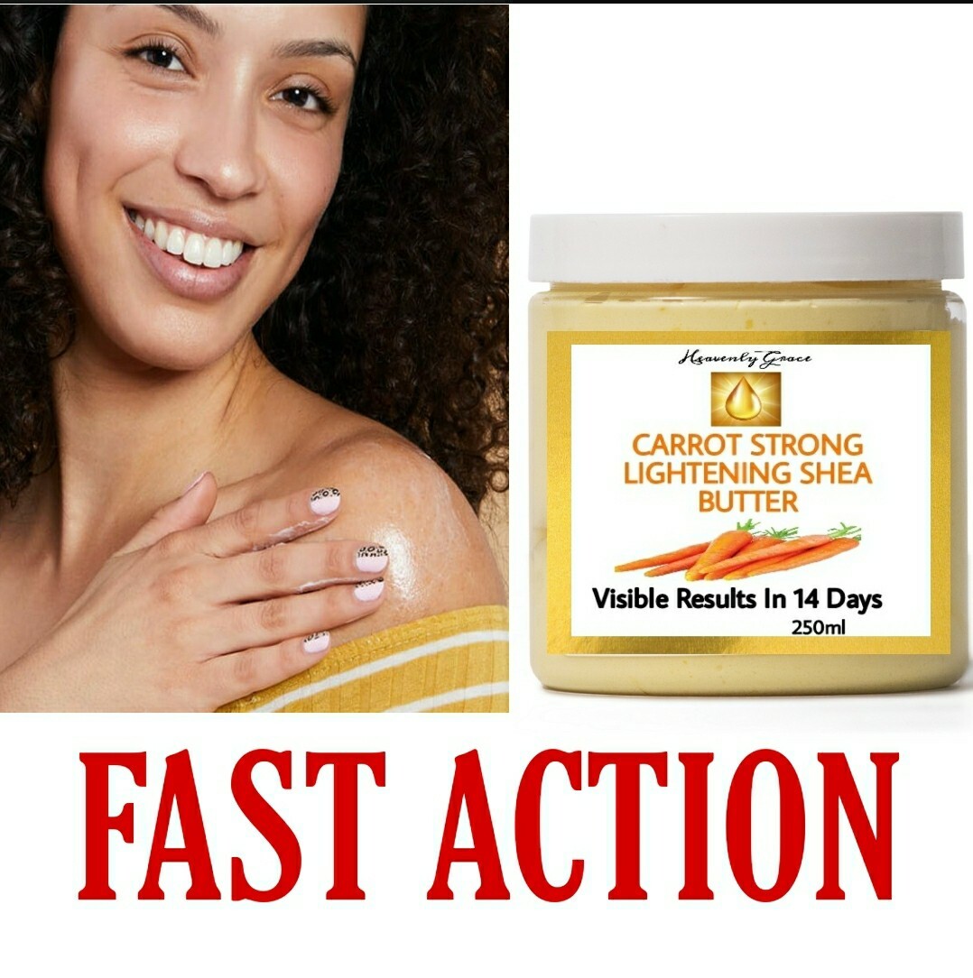 Carrot Lightening Body Butter, Fast Action 