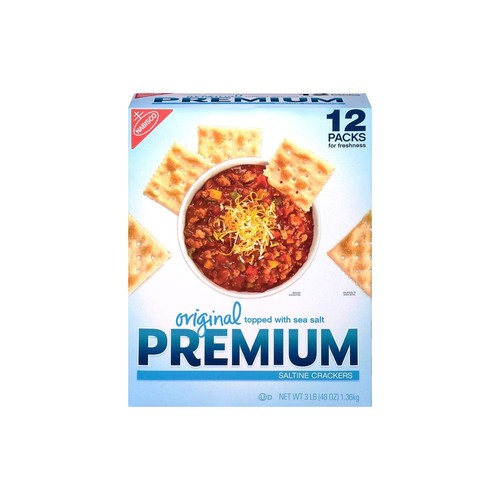 Nabisco Original Premium Saltine Crackers 12 packs 48 Oz