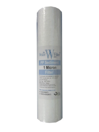 10" PP 1mic Sediment Water Filter Cartridge filters particles down to 1 micron - Imagen 1 de 1