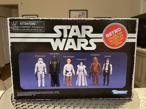 Star Wars 3.75" Retro Collection 6-Pack Vintage Kenner Exclusive New Sealed ⚪️⚫️ - Picture 6 of 8