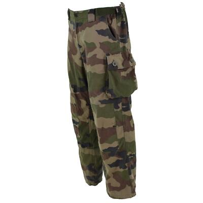【blurhms】　PTX FRENCH COMBAT TROUSERS blurhms Drill Chambray French Combat Trousers,Blue Beige