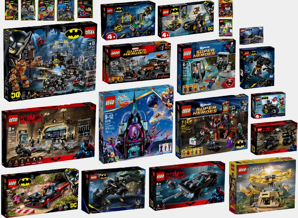 LEGO BATMAN DC Super Heroes Comics Joker Tumbler Batmobile Sammlung Konvolut Set - Bild 1 von 1